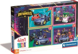 Пъзел Batwheels 4в1 (12, 16, 20, 24 части)