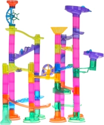 Конструктор мраморно трасе 105 части със светещи топчета