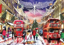 Пъзел Коледна Regent Street 1000 части GIBSONS