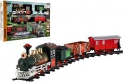 Влак с композиция със звук и светлина на батерии