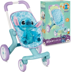 Disney Lilo & Stitch количка за кукли с плюшена играчка STITCH от Smoby