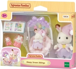 Sylvanian Families Sleeping Siblings – Chocolate Rabbits