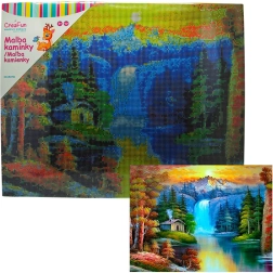 Diamond Painting Waterfall 40 × 50 cm