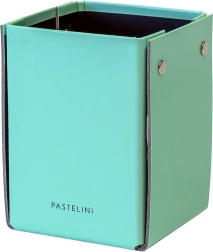 Ламинирана поставка за моливи Pastelini зелена