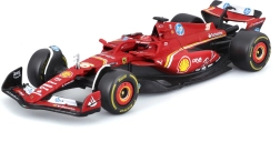 Метален модел Bburago 1:43 Ferrari SF-24 Charles Leclerc с фигурка на пилота в подаръчна кутия