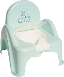 Tega Baby Little Bunnies children's potty, mint, with removable bowl