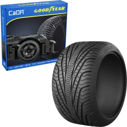 CaDA комплект лицензирани гуми GOODYEAR 1:10 за RC и статични модели, 4 бр.