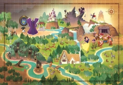 Пъзел Story Maps: Снежанка 1000 части