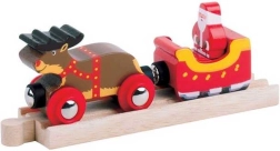 Шейната на Дядо Коледа с релса Bigjigs Rail