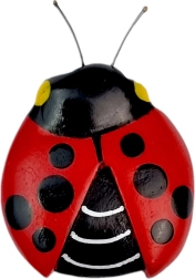 Wooden Ladybug Magnet 2Kids Toys