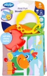 Playgro висяща книжка за количка с гризалка