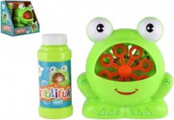 Машина за сапунени балончета във форма на жаба с пълнител