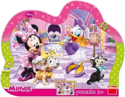 Детски рамков пъзел Dino Minnie и любимците ѝ – 25 части