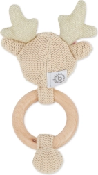 Bieco motor skills toy with rattle fawn