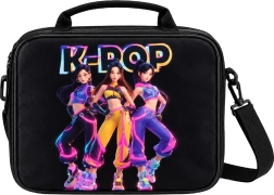 Термо чанта за закуски K-Pop Demon Hunters HUNTR/X, черна