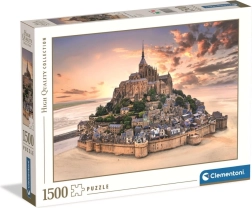Пъзел 1500 части – The Mont Saint-Michel Rising (Clementoni)