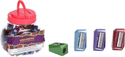 Metal single-hole pencil sharpener