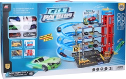 Паркинг станция с 6 метални колички 55 × 40 × 44 см