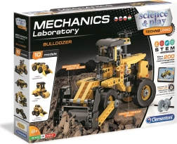 Clementoni Mechanics Lab Bulldozer 10-in-1 – STEM educational construction kit