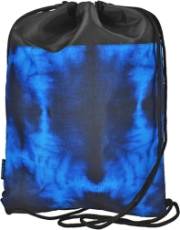 Blue sports and shoe drawstring bag