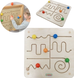 Дървена образователна дъска Лабиринт Masterkidz Montessori