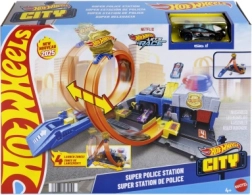 Hot Wheels City супер полицейска станция с примка