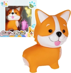 Puppy with accessories for kids