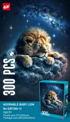 300-piece Puzzle – Lion in the Clouds