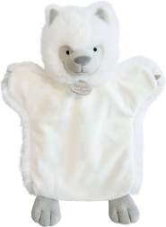Plush Puppet White Wolf 25 cm