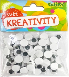 Подвижни очи 12 мм, 80 бр.