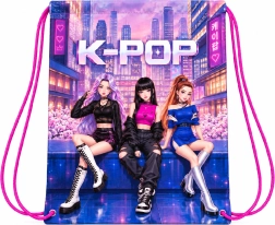Детска торба за гръб K-Pop Demon Hunters, розова