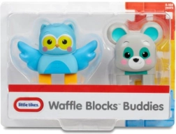 Owl and Bear Figures LITTLE TIKES Waffle Blocks
