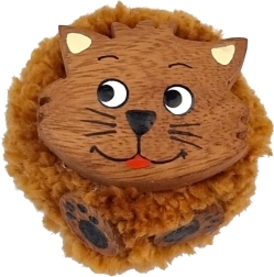 2Kids Toys дървена магнитна фигурка с помпон – котка