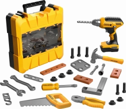 Детски комплект с инструменти в куфарче със светлинни ефекти