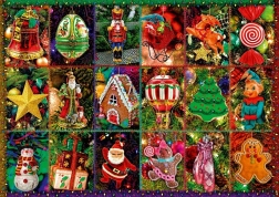 Bluebird Puzzle Christmas Ornaments 1000 Pieces