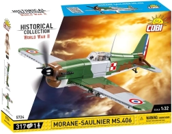 COBI morane-saulnier ms.406 – конструктор на исторически самолет 1:32 (317 части)