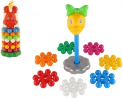 Пластмасова сгъваема пирамида с рингове 26 см – 3 варианта