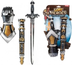 Рицарски комплект пластов меч с кания и предпазители