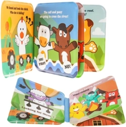 Bath Book for Little Ones with Farm Animals
