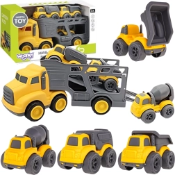 Woopie пътна помощ с строителни автомобили 4в1