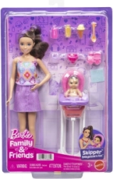 Barbie Skipper Babysitters – бавачка с столче за хранене