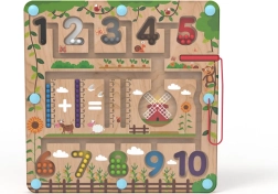 Магнитна дървена игрална дъска Математика 2Kids Toys
