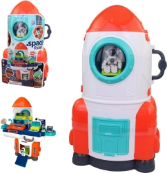 Космическа ракета с принадлежности на батерии