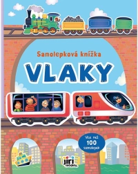 Книжка със стикери „Влакове“