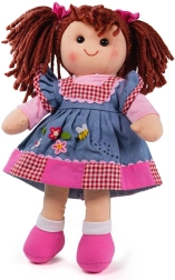 Парцалена кукла Melody от Bigjigs Toys 34 см