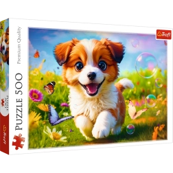 Пъзел „Весело кученце“ 500 части