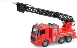 Пожарна кола с пръскане на вода и ефекти 30 см