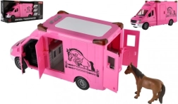 Pink Horse Transporter Toy with Effects