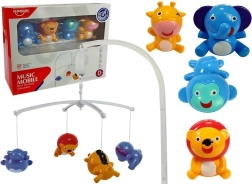 Музикален въртележка за кошара със животни без батерии