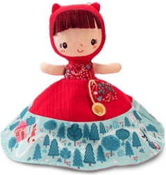 Lilliputiens - Кукла-палечка 3 в 1 Червената шапчица за деца от 12 месеца